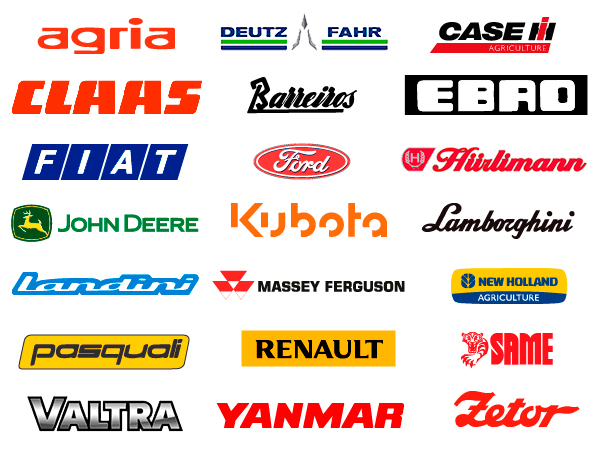 Spare parts for tractors and agricultural machinery
