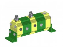 Immagine RV-1V 9RV Vivoil Vivolo Divisori di flusso ad ingranaggi gruppo 1 con rifasatore e valvole anticavitazione su ogni elemento