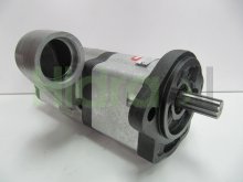 Thumbnail of 100041 Hidraoil pompe hydraulique double à engrenage 14+10 cm3 arbre cannelé z11