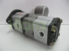 Thumbnail of 100041 Hidraoil pompe hydraulique double à engrenage 14+10 cm3 arbre cannelé z11