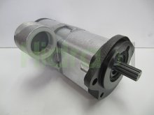 Image 0510565088 Bosch Rexroth hydraulic double gear pump 14+10 cm3 splined shaft z11