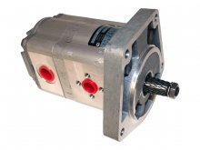 Image 3063911R93 Case IH hydraulic tandem gear pump 11.4+8.2 cm3