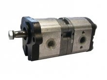 Image 3655100J9A Landini hydraulic tandem gear pump 8+11 cm3