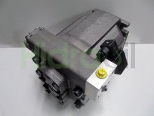 Thumbnail of M5MV100-100/40EB2B8 HP Motore idraulico a pistoni idraulici portata variabile 100 cc/giro con albero scanalato 23 denti