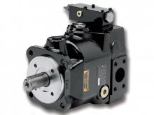 Image PV063R1K1T1NMMC Parker hydraulic piston pump variable displacement 63 cm3 with cylindrical shaft 40 mm