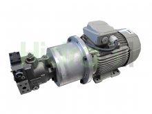 Image 100993 Hidraoil hydraulic power unit with piston pump variable displacement and electric motor 3-Phase AC 11 kW power control