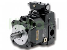 Immagine PV063L1K1T1NMFC Pompa idraulica Parker a pistoni portata variabile 63 cc/giro con albero cilindrico da 40 mm