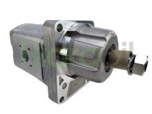 Imagem 0510745015 Bomba de engrenagem hidráulica Bosch Rexroth 22 cc/rev com suporte de rolamento
