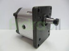 Thumbnail of 1PLA45DE10R Roquet hydraulic gear pump 30 cm3 with 1:8 tapered shaft CW rotation BSP ports