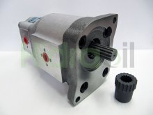 Image 31852330 Valtra Valmet hydraulic tandem gear pump with splined shaft