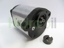 Imagem 0510725044 Bomba de engrenagem hidráulica Bosch Rexroth 22.5 cc/rev com eixo fresado