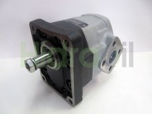 Image KM30.73R0-83E3-LED/EF-N Casappa hydraulic gear motor 73 cm3 tapered shaft 1:8 y drenaje posterior