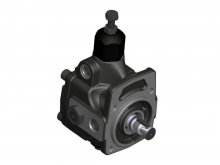 Image 01 PLP 05-16 FHRM-A Berarma hydraulic variable vane pump 16 cm3 with mechanical regulator thru-drive shaft