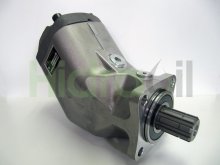 Immagine F1-081-LB 3784081 Pompa idraulica a pistone Parker a gomito 81 cc/giro con albero scanalato 8 denti BSP sinistra