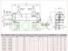 Thumbnail of MS 84 P1 Sesino heat exchanger radiator 4,2 kW oil-water hydraulic cooler