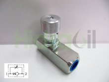 Image WRCU10G Hidraoil flow control valve unidirectional 2 ways in-line G1