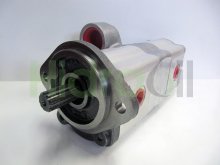 Thumbnail of C14/10.3L35219 Dynamatic Sauer Danfoss Sundstrand hydraulic double gear pump 14+10.3 cm3 splined shaft z11