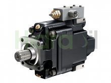 Image VP1-045-R 3780334 Parker hydraulic piston pump variable displacement 45 cm3 LS splined shaft z8 CW rotation truck