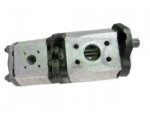 Thumbnail of G331/32+G241/19RD07.20MR Mannesmann Rexroth double hydraulic gear pump 32+19 cm3 with splined shaft 13 teeth