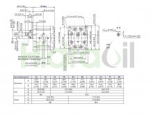 Thumbnail of SNP3/48 D CO01 Sauer Danfoss Turolla hydraulic gear pump 48 cm3 with tapered shaft 1:8 clockwise rotation
