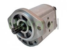 Image PLP20.25D0-01S1-LEB/EA-N-EL 019985V8 Casappa hydraulic gear pump 26,4 cm3 splined shaft z10 clockwise rotation