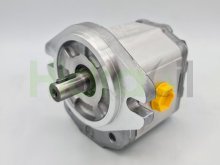 Image SNM2/25CI06 SNM2NN/025BN06GAM6E6E6NNNNN/NNNN Sauer Danfoss Turolla hydraulic gear motor 25 cm3 bidirectional parallel shaft UNF threads