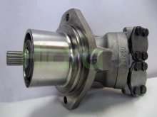 Image A2FE63/61W-VZL100 Bosch Rexroth hydraulic piston motor 63 cm3 with splined shaft