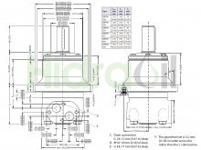 Thumbnail of 151B3025 Motore idraulico orbitale OMTW 200 Sauer Danfoss 200 cc/giri a ruota con albero cilindrico diametro 40 mm
