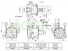 Thumbnail of EM30502 Hidraoil mechanische Kupplung ohne Flansch Welle 42 mm Linksdrehung 580 Nm 60 kW