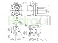 Thumbnail of WMTF-T160 Hidraoil hydraulic motor PTO 160 cm3 30 CV 540 rpm with agriculture PTO splined shaft z6