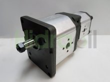 Thumbnail of 1PLD45-16IE10B Roquet doppelte hydraulische Zahnradpumpe 30+10.6 cm3 mit konische Welle und linken Querflanschen