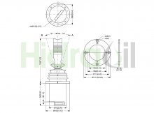 Thumbnail of PVRE 162F1304 Leva di comando joystick Sauer Danfoss a 3 funzioni proporzionali con kit adattamento serie 1
