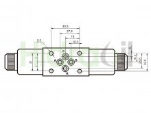 Thumbnail of WEVNG6-4-220VAC Elettrovalvola Hydraoil 4/3 NG6 da centro A e B a T 220 V CA