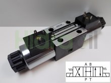 Image WEVNG6-3-220VAC Hidraoil directional control valve open center 4/3 NG6 220V AC