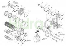 Image OMT FH FL FX Spare parts for Danfoss hydraulic orbital motor with brake spares