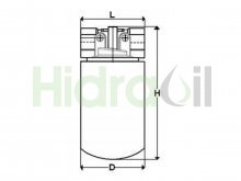 Thumbnail of WFIL-ASP-LIN-34 Hidraoil suction filter en ligne 3/4 poucees 125 micra spin-on
