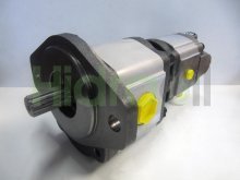 Image 3339521059 Parker hydraulic double gear pump with valve