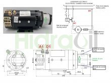 Thumbnail of 104235 Hidraoil Motor-Hydraulikpumpe 24 V DC 4.5 kW mit Zahnradpumpe 4.5 cm3mdrehung