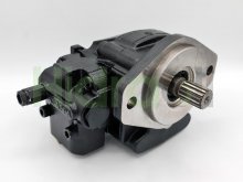 Image 0358086N Casappa hydraulic gear pump with splined shaft and valve