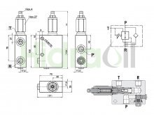Thumbnail of FPRPU D 30 CB P 3/8 20 Fluid Press valve réduction de pression 30 lit/min 15-100 bar 3/8 BSP 