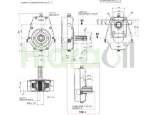 Thumbnail of 70013-5 Moltiplicatore Hydraoil in ghisa femmina rapporto 1:3.5 fino a 37 kW per pompa idraulica gruppo 2 e 3