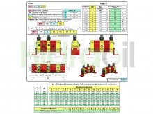 Miniatura de 9RV04B06 Vivolo gear flow divider 4 elements 0.76 cm3 with valves 35-175 bar group 0 Vivoil