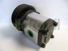 Thumbnail of 2PLA66DT09R Pompa idraulica ad ingranaggi Roquet 44 cc/giro con doppia puleggia rotazione destra