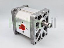 Thumbnail of ALPA3-D-60 Pompa idraulica Marzocchi ad ingranaggi 39 cc/giro anteriore con flangia albero conico prese rotazione destra