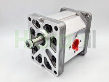 Image ALPA3-S-135 Marzocchi hydraulic gear front pump 87 cm3 tapered shaft GAS flange ports CCW rotation