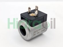 Image 3000249 Hydac Solenoid coil 24 VDC 30 Ohm DIN connector