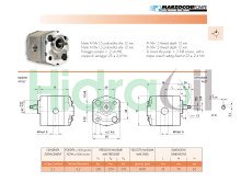 Thumbnail of 1BK4D3.3 Marzocchi Hydraulic gear pump Displacement 2.1 cm3