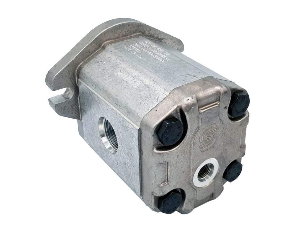 hydraulic motors with external gears and aluminum body reversible and with rear drainage