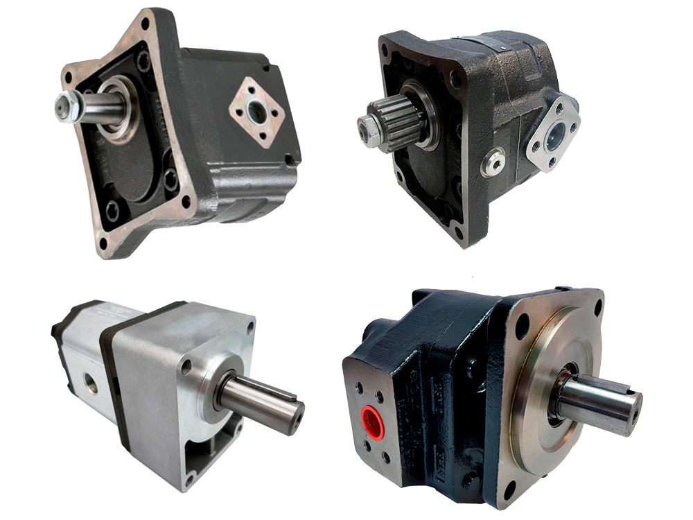 external gear hydraulic motors with aluminum body and cast iron body