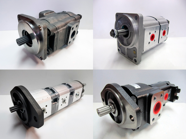 External gear hydraulic pumps in hydraulic systems